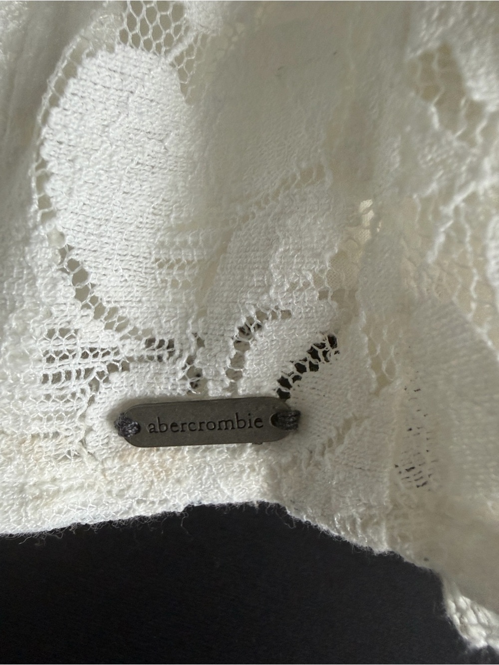 Abercrombie & Fitch Bond-White Lace Circle Skirt - Picture 6 of 11